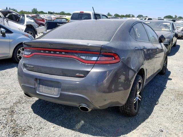 1C3CDFBB7ED831857 - 2014 DODGE DART SXT CHARCOAL photo 4