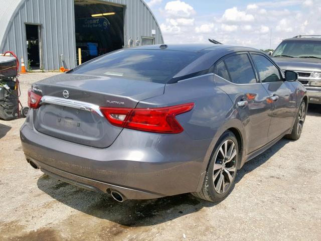 1N4AA6AP3GC425808 - 2016 NISSAN MAXIMA 3.5 GRAY photo 4