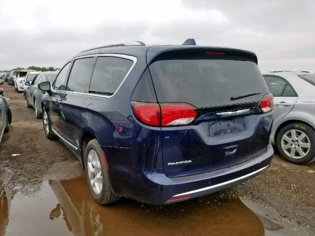 2C4RC1EG0HR653407 - 2017 CHRYSLER PACIFICA T BLUE photo 3