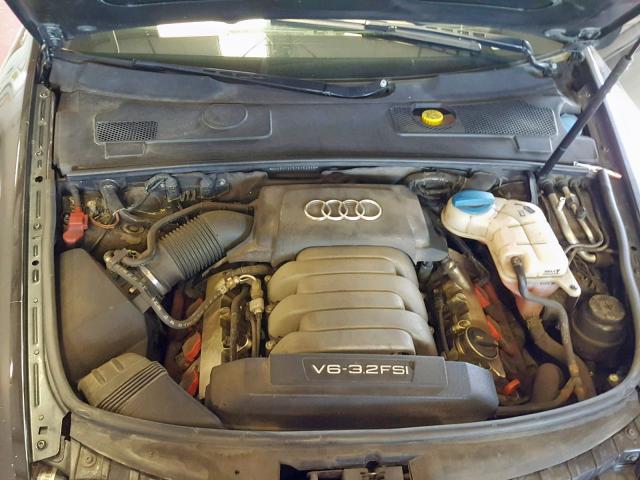 WAUDH74F57N152058 - 2007 AUDI A6 3.2 QUA BLACK photo 7