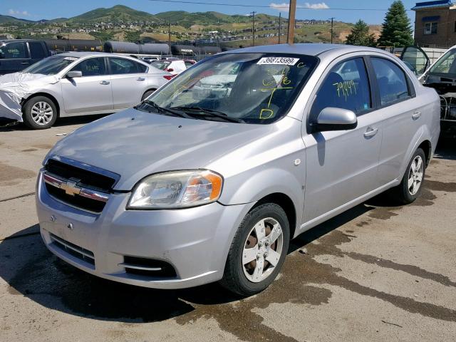 KL1TD566X7B169152 - 2007 CHEVROLET AVEO BASE Gümüş foto 2