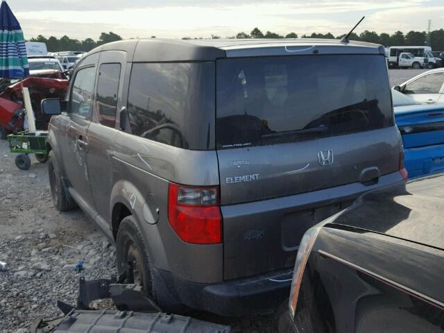 5J6YH28777L800581 - 2007 HONDA ELEMENT EX GRAY photo 3