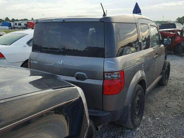 5J6YH28777L800581 - 2007 HONDA ELEMENT EX GRAY photo 4