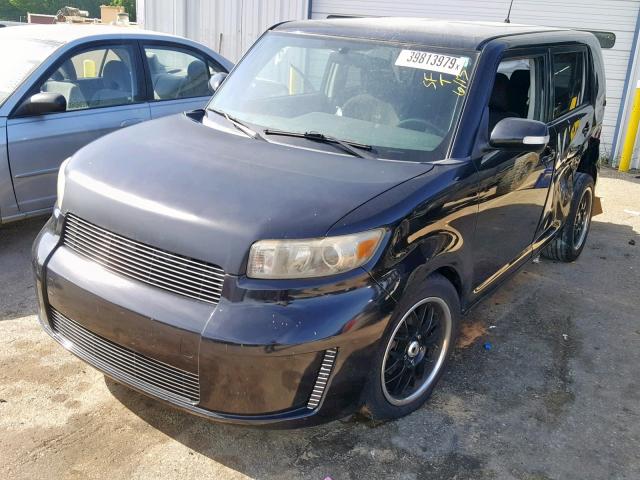 JTLKE50E391070753 - 2009 TOYOTA SCION XB BLACK photo 2