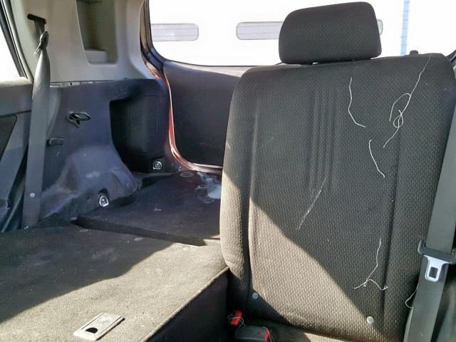 JTLKE50E391070753 - 2009 TOYOTA SCION XB BLACK photo 6