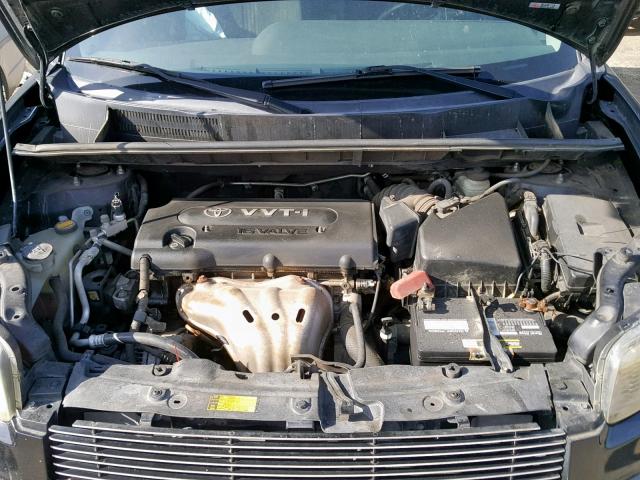 JTLKE50E391070753 - 2009 TOYOTA SCION XB BLACK photo 7