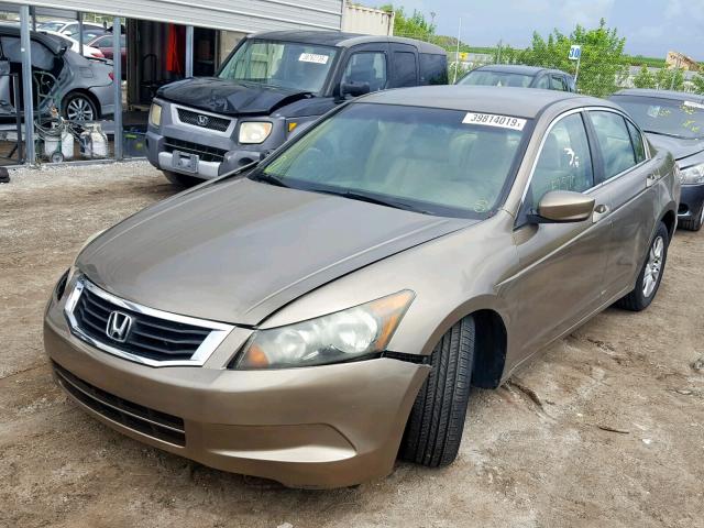 1HGCP26499A156738 - 2009 HONDA ACCORD LXP GOLD photo 2