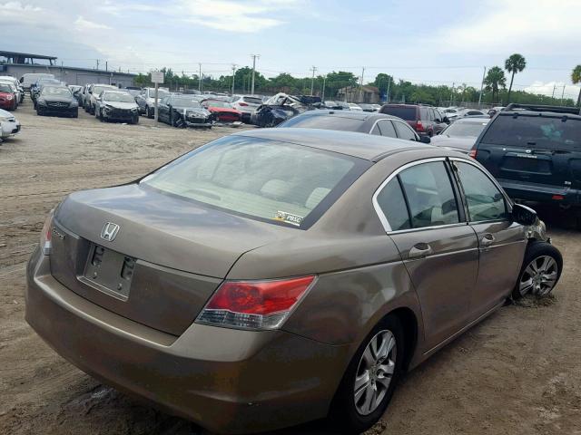 1HGCP26499A156738 - 2009 HONDA ACCORD LXP GOLD photo 4