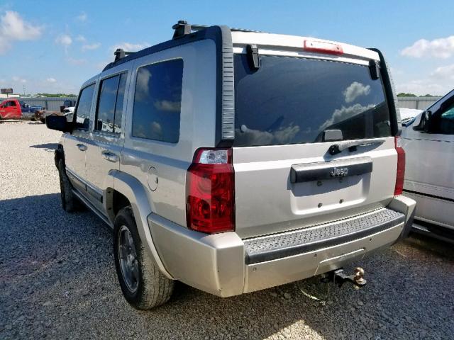 1J8HH48K98C200970 - 2008 JEEP COMMANDER GRAY photo 3