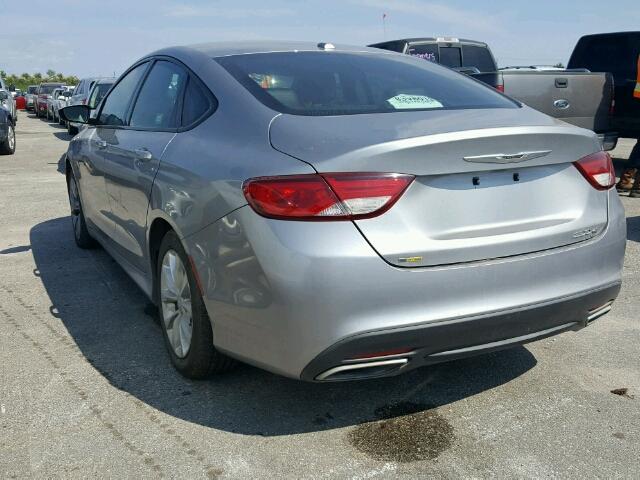 1C3CCCBB9FN578943 - 2015 CHRYSLER 200 S GRAY photo 3