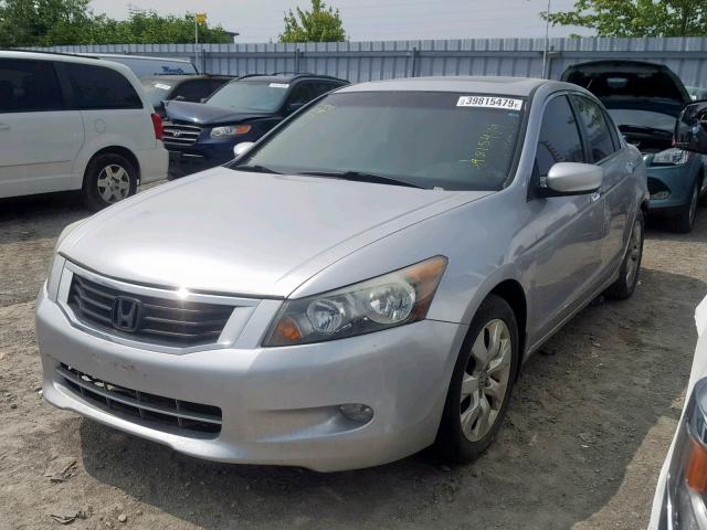 1HGCP36828A805447 - 2008 HONDA ACCORD EXL SILVER photo 2