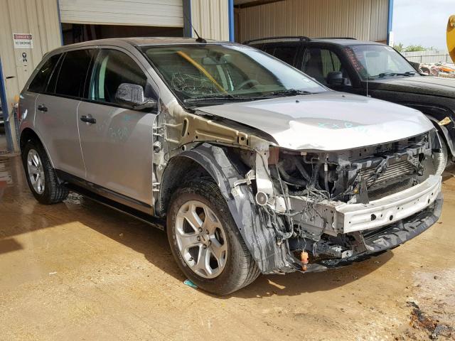 2FMDK3G97DBA75439 - 2013 FORD EDGE SE SILVER photo 1