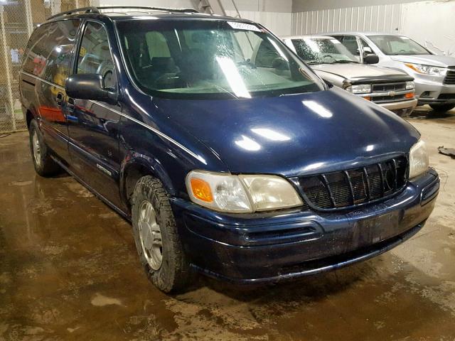 1GNDX13E4YD359230 - 2000 CHEVROLET VENTURE LU BLUE photo 1