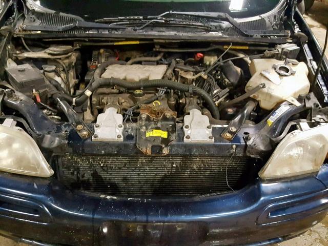 1GNDX13E4YD359230 - 2000 CHEVROLET VENTURE LU BLUE photo 7