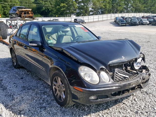 WDBUF65J75A722666 - 2005 MERCEDES-BENZ E 320 BLACK photo 1