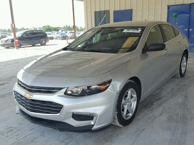 1G1ZB5ST1HF239502 - 2017 CHEVROLET MALIBU LS Gümüş foto 2