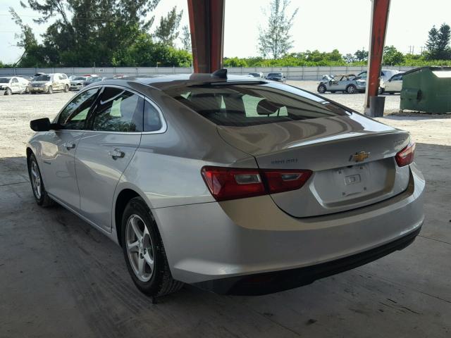 1G1ZB5ST1HF239502 - 2017 CHEVROLET MALIBU LS Gümüş foto 3