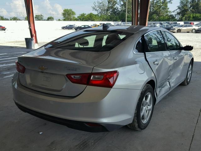 1G1ZB5ST1HF239502 - 2017 CHEVROLET MALIBU LS Gümüş foto 4