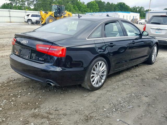 WAUDFAFCXCN143727 - 2012 AUDI A6 PREMIUM BLACK photo 4