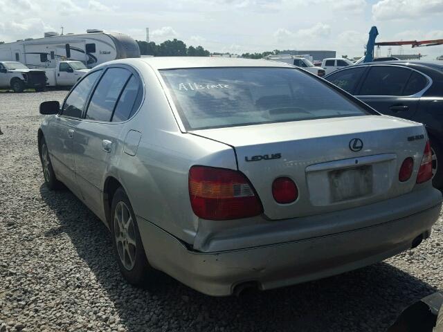 JT8BD68S5Y0110655 - 2000 LEXUS GS 300 SILVER photo 3