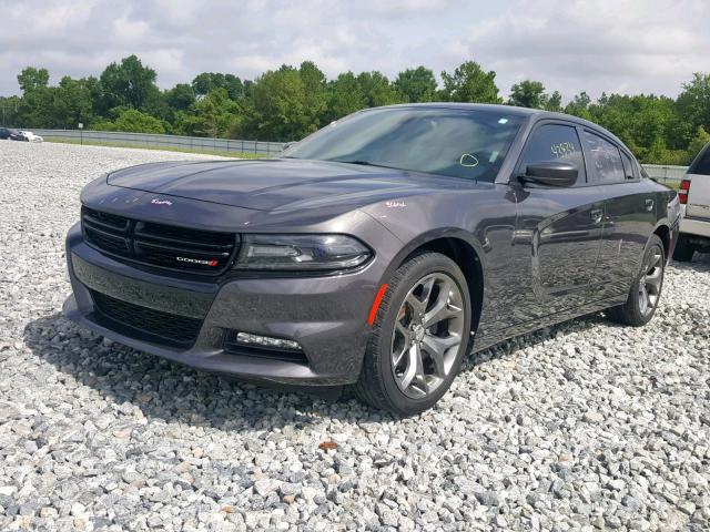 2C3CDXHG7GH266959 - 2016 DODGE CHARGER SX GRAY photo 2