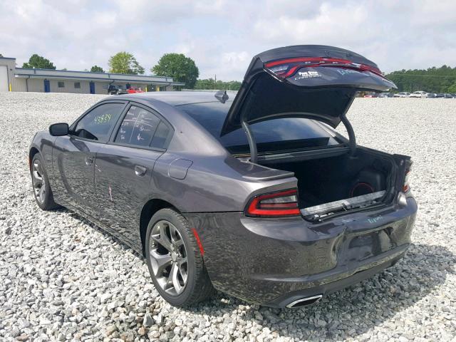 2C3CDXHG7GH266959 - 2016 DODGE CHARGER SX GRAY photo 3