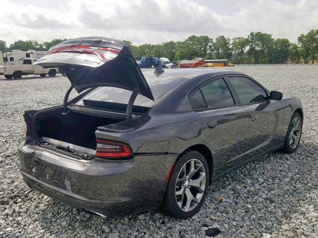 2C3CDXHG7GH266959 - 2016 DODGE CHARGER SX GRAY photo 4