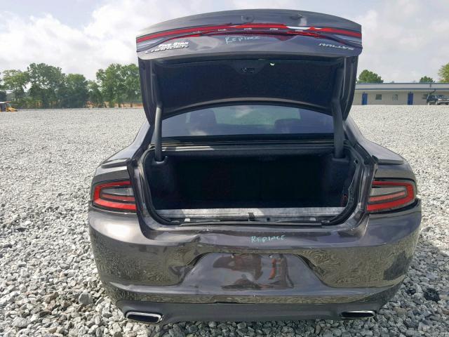 2C3CDXHG7GH266959 - 2016 DODGE CHARGER SX GRAY photo 9