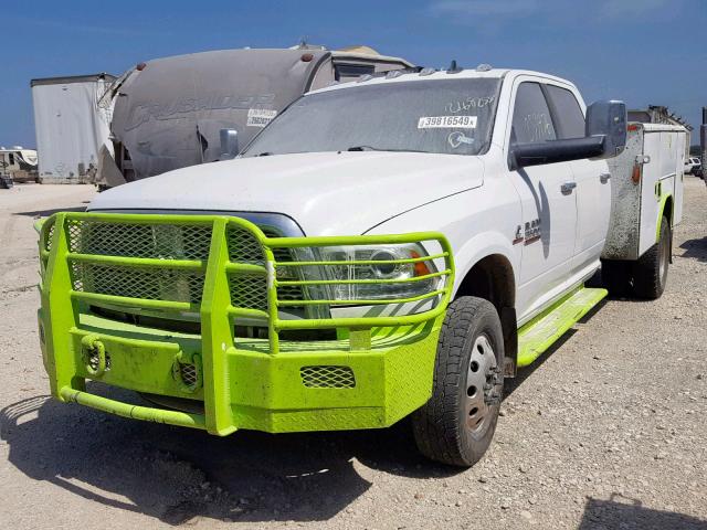 3C63RRJL7EG216258 - 2014 RAM 3500 LARAM WHITE photo 2