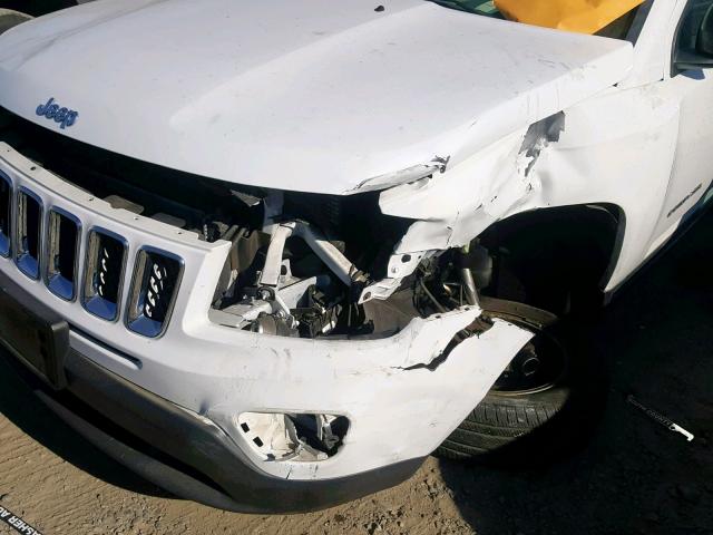 1C4NJDBB1GD556796 - 2016 JEEP COMPASS SP თეთრი ფოტო 9