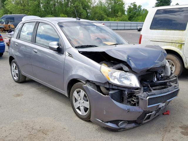 KL1TD6DE0BB245146 - 2011 CHEVROLET AVEO LS SILVER photo 1