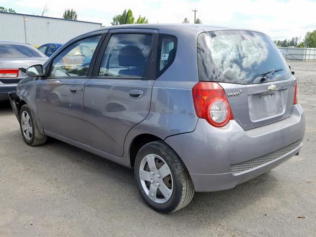 KL1TD6DE0BB245146 - 2011 CHEVROLET AVEO LS SILVER photo 3