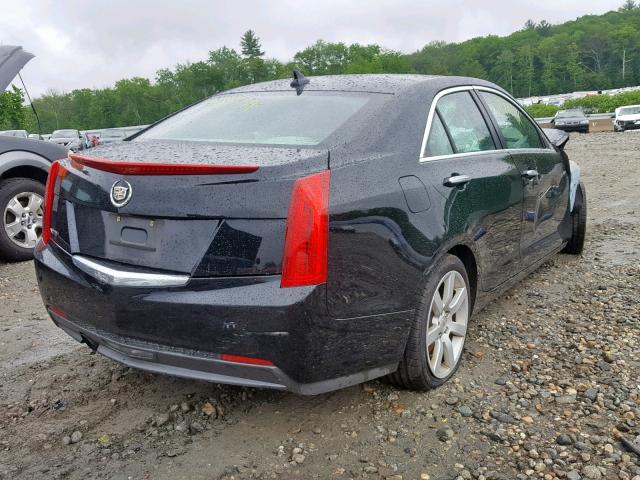 1G6AA5RAXD0124263 - 2013 CADILLAC ATS BLACK photo 4