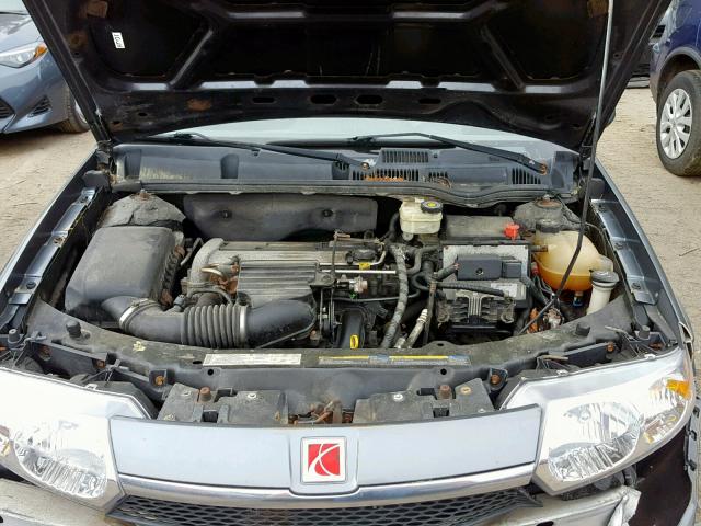 1G8AJ52F44Z187075 - 2004 SATURN ION LEVEL GRAY photo 7