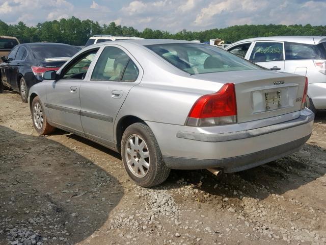 YV1RS61N412008357 - 2001 VOLVO S60 SILVER photo 3