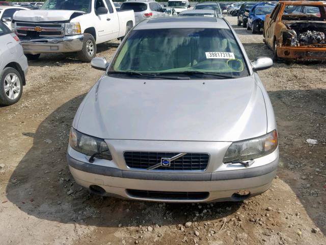 YV1RS61N412008357 - 2001 VOLVO S60 SILVER photo 9