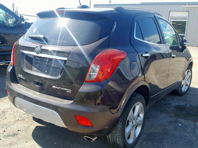 KL4CJESB6FB220806 - 2015 BUICK ENCORE BROWN photo 4