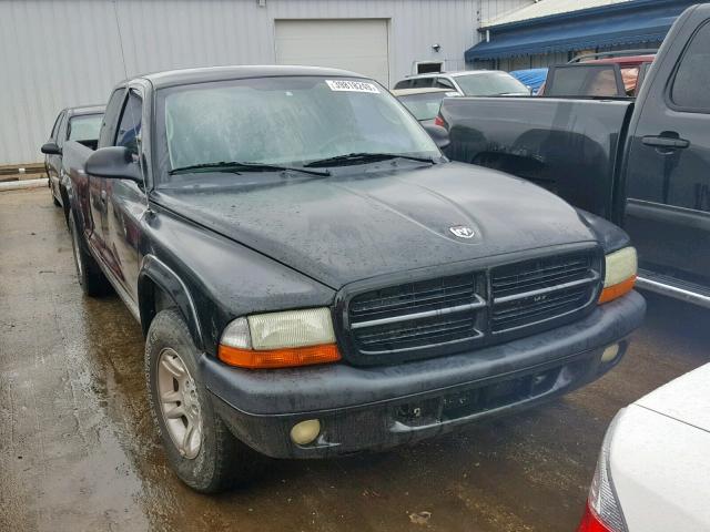 1B7GL32X42S508335 - 2002 DODGE DAKOTA SPO BLACK photo 1