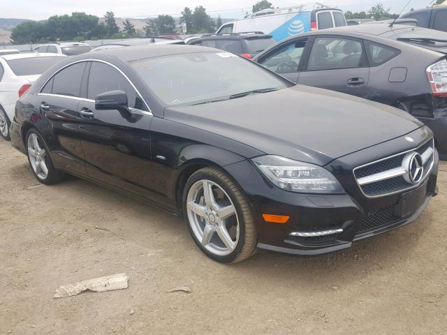 WDDLJ7DB0CA048326 - 2012 MERCEDES-BENZ CLS 550 BLACK photo 1