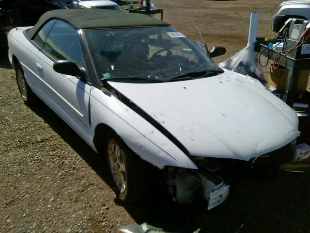 3C3EL55H4XT542843 - 1999 CHRYSLER SEBRING JX WHITE photo 1