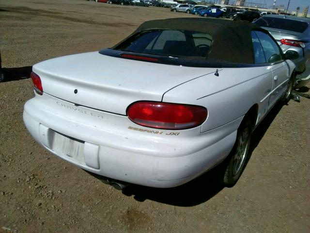 3C3EL55H4XT542843 - 1999 CHRYSLER SEBRING JX WHITE photo 4