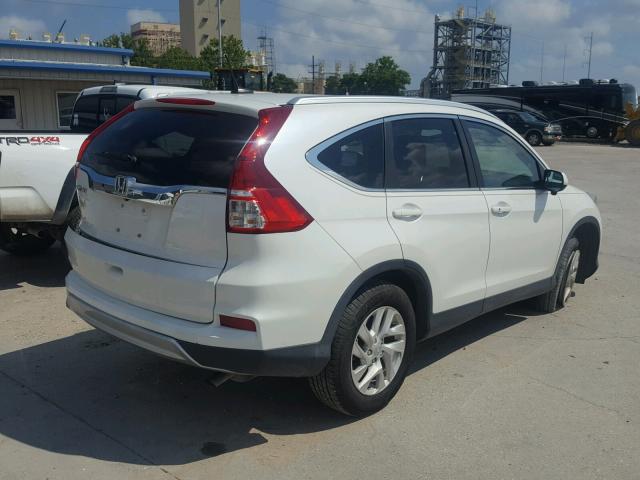 5J6RM3H73FL006388 - 2015 HONDA CR-V EXL WHITE photo 4