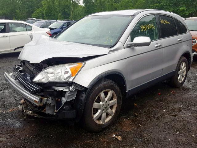 JHLRE48799C013958 - 2009 HONDA CR-V EXL SILVER photo 2