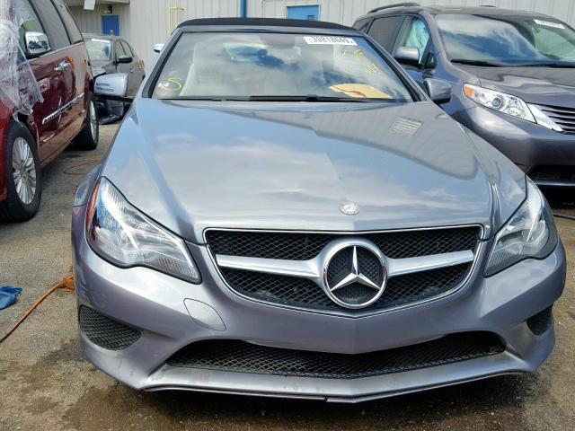 WDDKK5KF2EF242171 - 2014 MERCEDES-BENZ E 350 GRAY photo 9