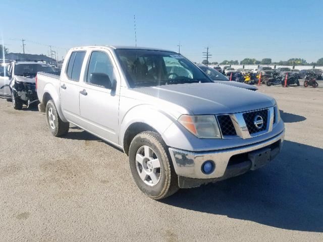 1N6AD07U07C442610 - 2007 NISSAN FRONTIER C SILVER photo 1