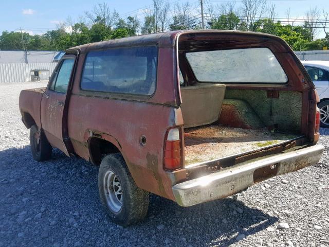 AA0BF7S230378 - 1977 PLYMOUTH TRAILDUSTE RED photo 3