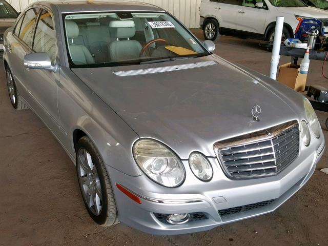 WDBUF56X57B003782 - 2007 MERCEDES-BENZ E 350 SILVER photo 1