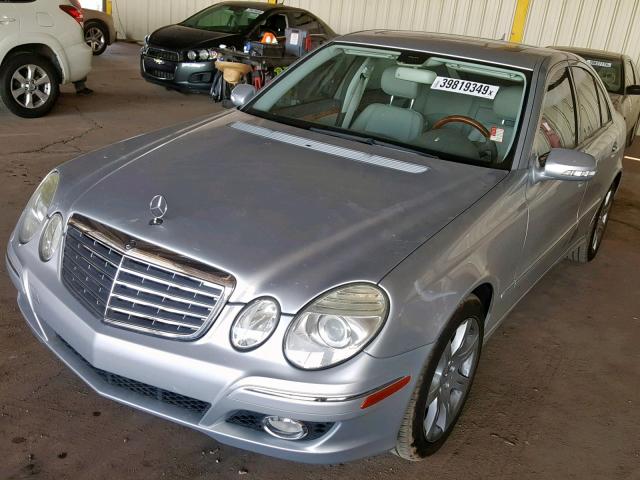 WDBUF56X57B003782 - 2007 MERCEDES-BENZ E 350 SILVER photo 2