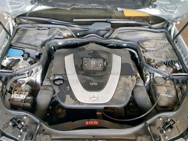 WDBUF56X57B003782 - 2007 MERCEDES-BENZ E 350 SILVER photo 7