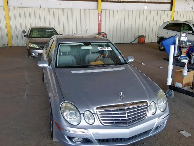 WDBUF56X57B003782 - 2007 MERCEDES-BENZ E 350 SILVER photo 9